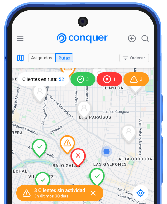 Rutinas y Rutas interface