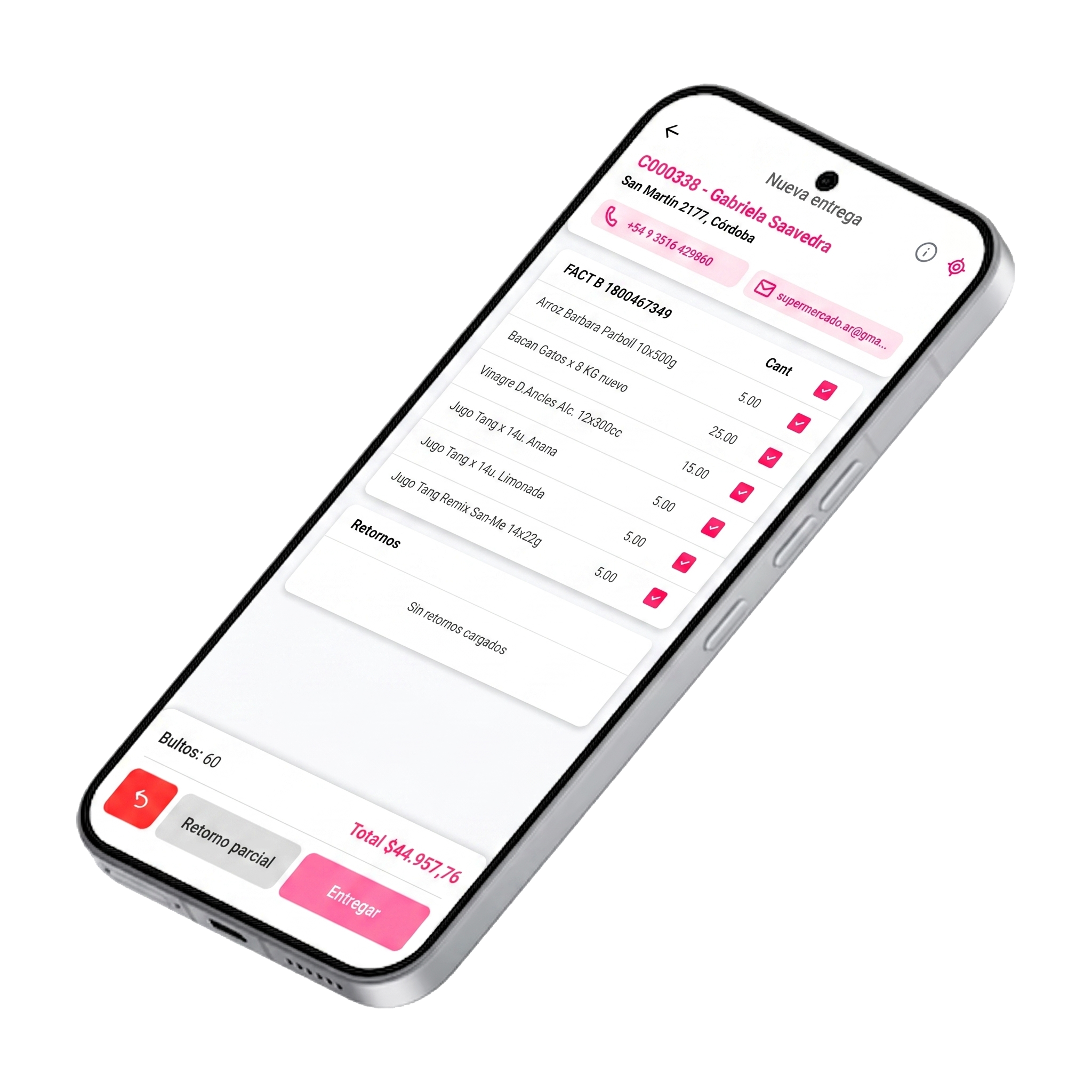 Conquer Logística App