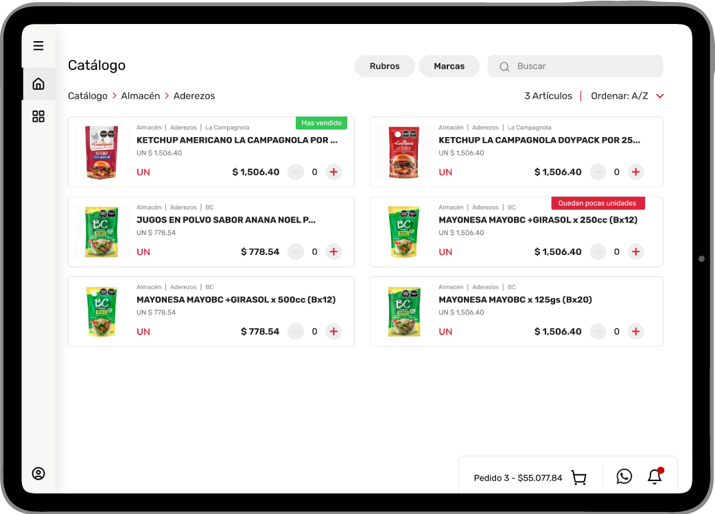 Precios personalizados